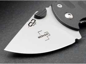 Складной нож Boker Subcom 2.0 Black, сталь D2, рукоять zytel/сталь