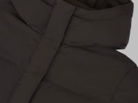 Длинный пуховик с натуральным пухом