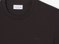 Мужская футболка Lacoste с воротником в полоску из эластичного хлопка