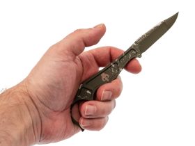 Скелетный нож N.C. Custom Thorn Razvedos Edition LE Boba Fett Cerakote, сталь AUS-8