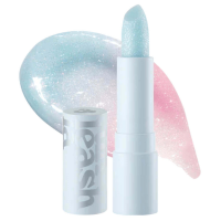 Веганский кристальный бальзам для губ с блёстками Unleashia Glacier Vegan Lip Balm 02 Blue Lagoon
