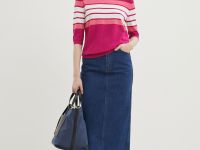 Джемпер в полоску из вискозы