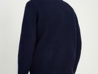 Кардиган с воротником-стойкой