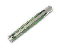 Складной нож Queen Cutlery Lockback, сталь 1095, рукоять рог, зеленый