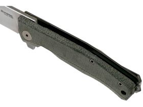 Складной нож LionSteel MT01 CVB, сталь M390, рукоять Black canvas micarta