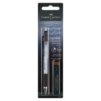 Карандаш механический Faber Castell "Grip Matic" 0,5 мм + грифели, небесный, блистер