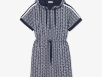 Женское платье-худи Lacoste Jacquard Monogram