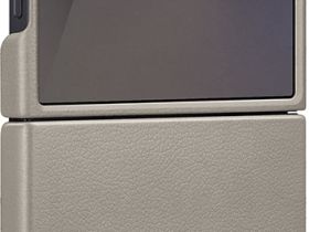 Клип-кейс Samsung Kindsuit Z Flip7 Серо-коричневый