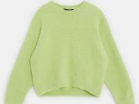 Джемпер свободного силуэта с объемными рукавами