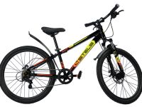 Подростковый велосипед Stels Navigator 400 MD 24, год 2025, цвет Черный-Желтый, ростовка 12