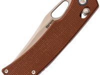 Складной нож SRM Retreiver 9203-MN2, сталь 140Cr, рукоять коричневая микарта