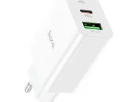 Сетевое зарядное устройство Hoco (C99A) 2хType-C/USB 20W (белый)