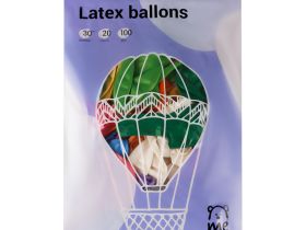 Набор воздушных шаров MESHU М12/30 см, 100 шт, металлик, 20 цветов ассорти