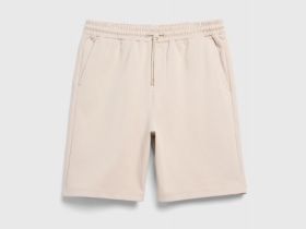Шорты трикотажные интерлок, Бежевый
