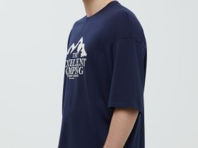 Футболка из хлопка с принтом