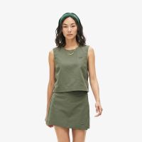 Женский хлопковый топ Lacoste из смеси льна