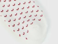 Носки с новогодним узором, 2 пары, Белый