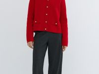 Широкие брюки из трикотажа, Серый