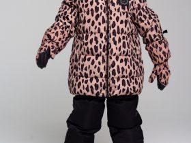 Комплект текстильный с полиуретановым покрытием для девочек: куртка, полукомбинезон