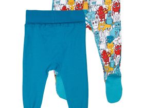 Ползунки детские трикотажные для мальчиков, 2 шт в комплекте