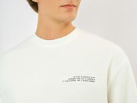 Свитшот с принтом, Белый