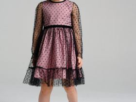 Платье трикотажное для девочек