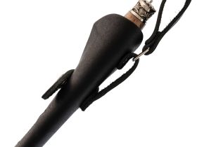 Нож Сайга, сталь булат, художественное литье, рукоять карельская береза