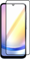 Защитное стекло Krutoff Premium для Samsung Galaxy A25 5G с чёрной рамкой