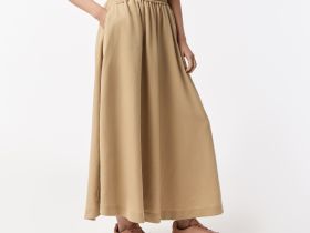 Женская длинная юбка Lacoste стандартного кроя