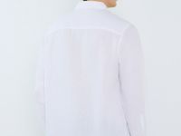 Льняная рубашка, Белый