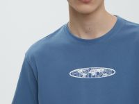 Футболка из хлопка с принтом