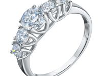 Классическое кольцо из белого золота э4712кц11190030_white