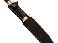 Нож с фиксированным клинком НР-40, дамасская сталь, рукоять граб