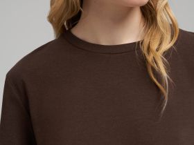 Футболка прямого кроя из джерси