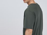 Футболка с абстрактной вышивкой, Зеленый