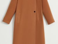 Пальто из шерсти и шелка