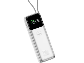 Внешний аккумулятор WiWU Mega 20000mAh 130W кабель Type-C (PM301) (серебристый)