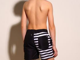Шорты текстильные плавательные для мальчиков, средней длины