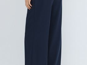 Широкие брюки, Синий