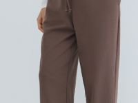 Джоггеры из мягкого трикотажа, Коричневый
