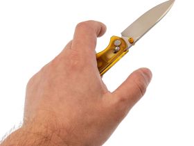 Складной карманный нож Dragonfly-Y с фиксатором оси, 2,99 дюйма, лезвие из стали 14C28N, рукоятка из PEI