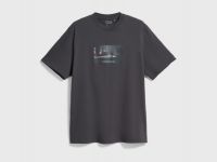 Футболка с принтом, Коричневый