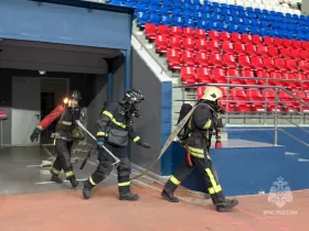 На территории спорткомплекса «Триумф» в Якутске прошли антитеррористические учения