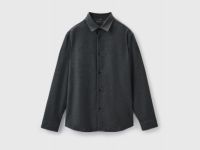 Рубашка из смесовой шерсти, Серый