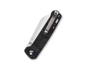Складной нож QSP Penguin QS130-TBL, сталь D2, рукоять карбон