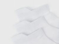 Базовые короткие носки, 3 пары, Белый