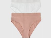 Трусы с высокой посадкой, 2 шт., Розовый
