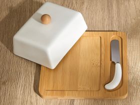 Масленка с ножом Marshmallows