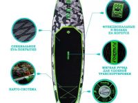 Надувная доска для SUP-бординга FUNWATER HONOR 11 Green