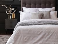 Постельное белье White, страйп-сатин 921987